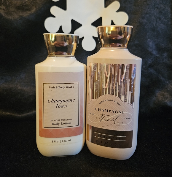 NWT Bath & Body Works Champagne Toast Duo - Pink and Gold - Picture 8 of 8